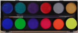 Diamond FX Metallic/Neon 12 col 10ml palette
